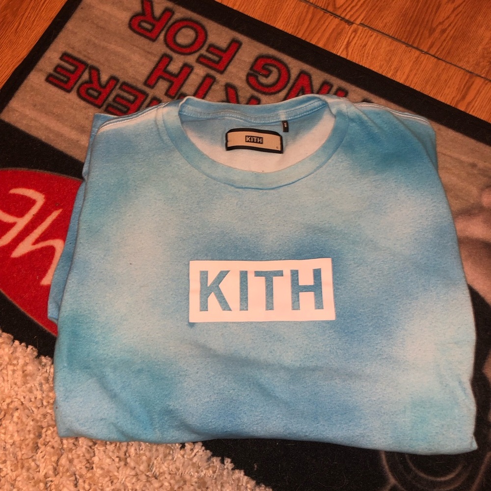 Kith tie dye box logo